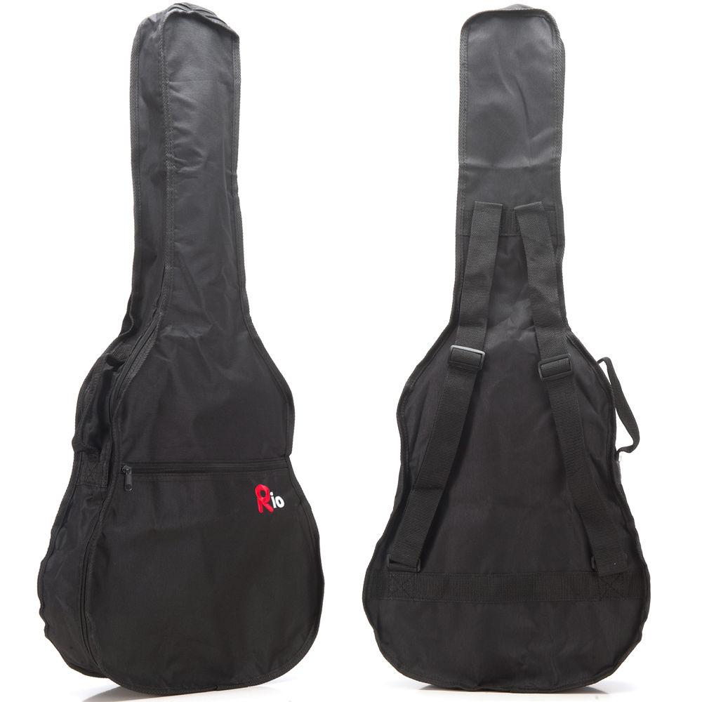 Rio 3 4 Classical Acoustic Guitar Gig Bag Carry Case Nylon Cover Gigbag